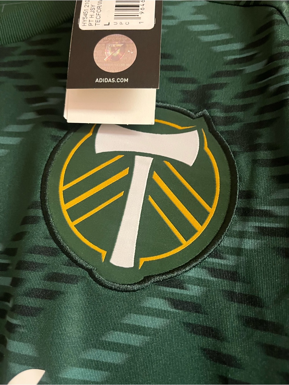 adidas Portland Timbers Green Training Jersey - Men L NWT🔥 - Picture 5 of 10